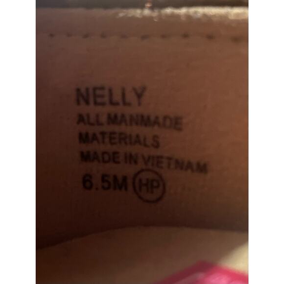 Pop Nelly Womens Ballet Flats 6.5 Brown Faux Leather Closed Toe Slip On Shoes - Picture 4 of 9